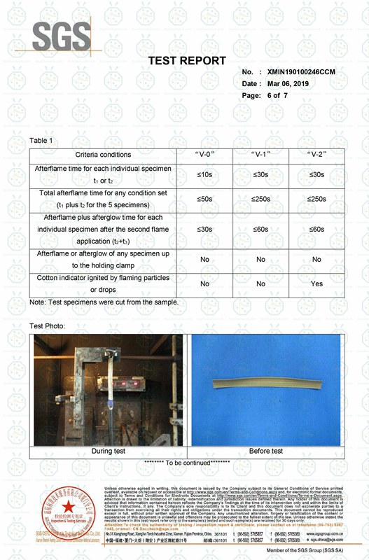 Techo de paja kajan sintético ignífugo ignífugo e informe de prueba de exposición UV según UL 94-2013