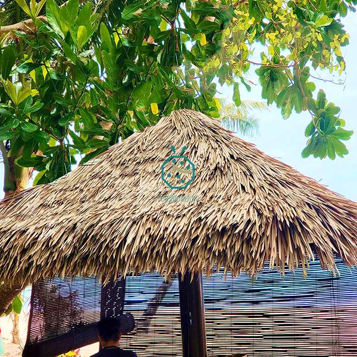 Proyecto de maqueta de techo de paja de nailon del hotel Borocay Beach de Filipinas