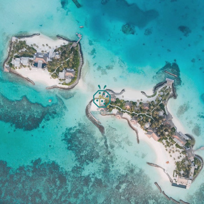 Maldives Resort Hotel elige tejas artificiales de paja Cadjan de alto nivel para el proyecto Water Villa Bungalow